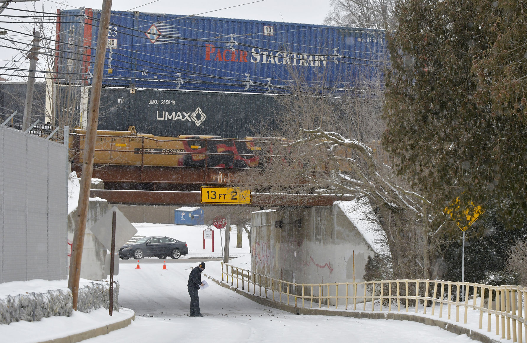 Normal train derailment